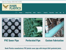 Tablet Screenshot of hawkplasticscorp.com